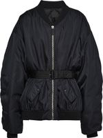 Prada veste bomber à fermeture zippée - Noir