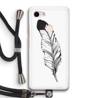 Pluim: Pixel 3 Transparant Hoesje met koord