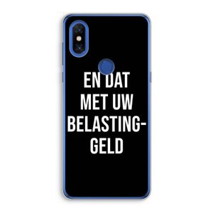 Belastinggeld - Zwart: Xiaomi Mi Mix 3 Transparant Hoesje