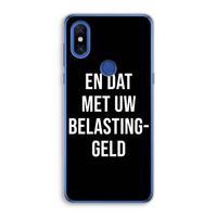Belastinggeld - Zwart: Xiaomi Mi Mix 3 Transparant Hoesje Belastinggeld - Zwart: Xiaomi Mi Mix 3 Transparant Hoesje