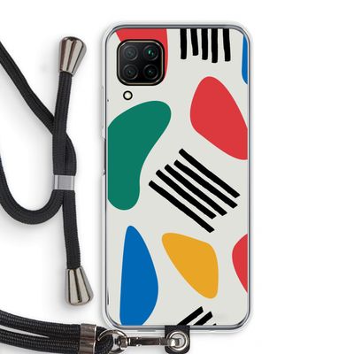 Illustratieve pop 1: Huawei P40 Lite Transparant Hoesje met koord