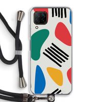 Illustratieve pop 1: Huawei P40 Lite Transparant Hoesje met koord