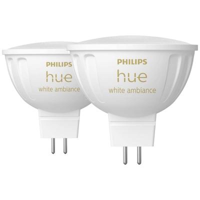 Hue LED-lamp 8719514491588 Energielabel: G (A - G) Hue White Ambiance GU5.3 Energielabel: G (A - G)