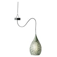 Hanglamp solar - groen - ijzer - 21 cm - tuinverlichting - thumbnail