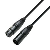 adam hall K3 DMF 0150 audio kabel 1,5 m XLR (3-pin) Zwart - thumbnail