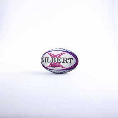 GILBERT Touch rugbybal - maat 4 - heren - roze en blauw