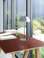 Kleine tafellamp chrome met E14 fitting en schakelaar Norlux Ellen 20 - thumbnail