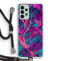 Pink Clouds: Samsung Galaxy A52s 5G Transparant Hoesje met koord