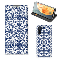 OPPO Reno3 | A91 Smart Cover Flower Blue - thumbnail