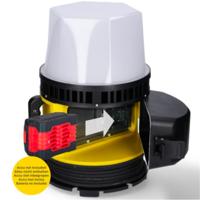 LED&apos;s Work 18V HybridPro Bouwlamp 12000lm - op accu en netstroom - 80W - IP55 & Rough Service Tested