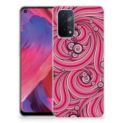 OPPO A93 5G | Hoesje maken | Swirl Pink
