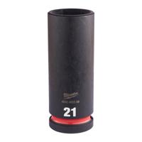 Milwaukee ShockWave™ Krachtdop 1/2" | lang | 21mm - 4932480339 Milwaukee ShockWave™ Krachtdop 1/2" | lang | 21mm - 4932480339