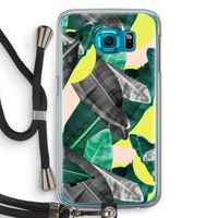 Fantasie jungle: Samsung Galaxy S6 Transparant Hoesje met koord