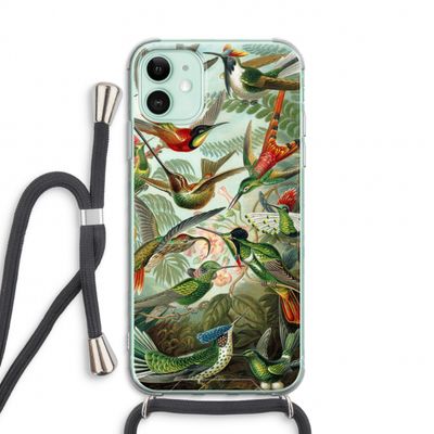 Haeckel Trochilidae: iPhone 11 Transparant Hoesje met koord