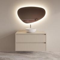 Badmeubelset BWS Riga Met Topplaat 100 cm Kasjmier Boss & Wessing