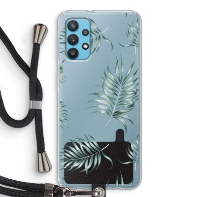 Simple leaves: Samsung Galaxy A32 4G Transparant Hoesje met koord