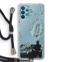 Simple leaves: Samsung Galaxy A32 4G Transparant Hoesje met koord