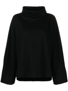 Issey Miyake haut à col montant - Noir