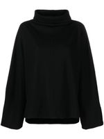 Issey Miyake haut à col montant - Noir