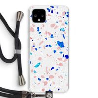 Terrazzo N°6: Pixel 4 XL Transparant Hoesje met koord