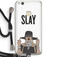 Slay All Day: Huawei Ascend P10 Lite Transparant Hoesje met koord