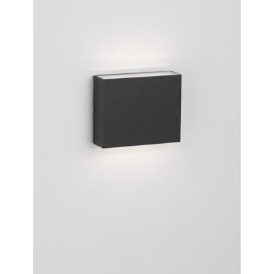 Lyora WandlampDewi rechthoek antraciet - 9492640