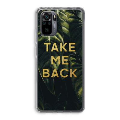Take me back: Xiaomi Redmi Note 10 Pro Transparant Hoesje