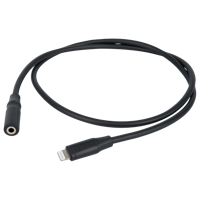 DAP FL104 verloopkabel lightning naar female stereo mini-jack 75cm DAP FL104 verloopkabel lightning naar female stereo mini-jack 75cm