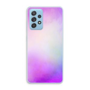 Clouds pastel: Samsung Galaxy A73 Transparant Hoesje