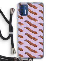 Bacon to my eggs #2: Motorola Moto G9 Plus Transparant Hoesje met koord