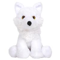 Wolf knuffel - Snowie - zachte pluche stof - dieren knuffels - wit - 24 cm