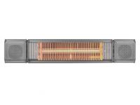 Eurom heat and beat bluetooth terrasverwarmer grijs - 334586