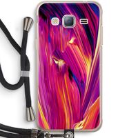 Phoenix: Samsung Galaxy J3 (2016) Transparant Hoesje met koord