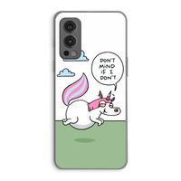 Unicorn: OnePlus Nord 2 5G Transparant Hoesje