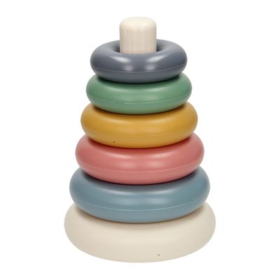 Cavallino toys stapelringen pastelkleuren, 7dlg.