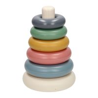 Cavallino toys stapelringen pastelkleuren, 7dlg.