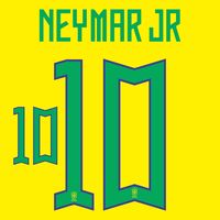 Neymar Jr 10 (Officiële Brazilië Bedrukking 2022-2023)