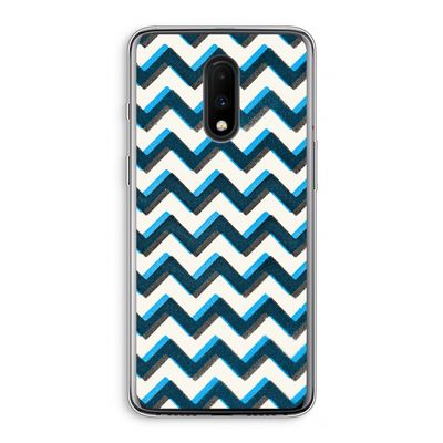 Onderbroken lijn: OnePlus 7 Transparant Hoesje