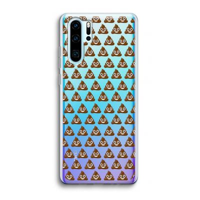 Poop emoji: Huawei P30 Pro Transparant Hoesje