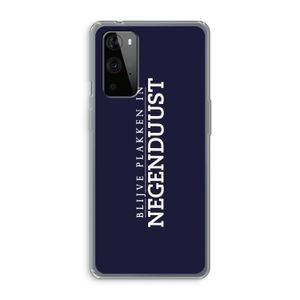 Blijve plakken in Negenduust: OnePlus 9 Pro Transparant Hoesje