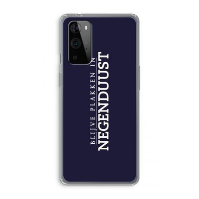 Blijve plakken in Negenduust: OnePlus 9 Pro Transparant Hoesje