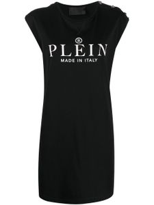 Philipp Plein robe Iconic Plein à manches courtes - Noir