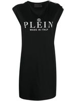 Philipp Plein robe Iconic Plein à manches courtes - Noir