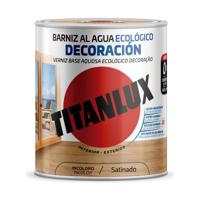Vernis op waterbasis Titanlux m21100014 Ecologisch 250 ml Kleurloos Gesatineerd Vernis op waterbasis Titanlux m21100014 Ecologisch 250 ml Kleurloos Gesatineerd