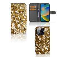 Wallet Case iPhone 14 Pro Barok Goud - thumbnail