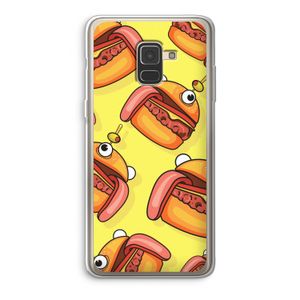 Hamburger: Samsung Galaxy A8 (2018) Transparant Hoesje