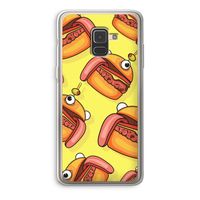 Hamburger: Samsung Galaxy A8 (2018) Transparant Hoesje