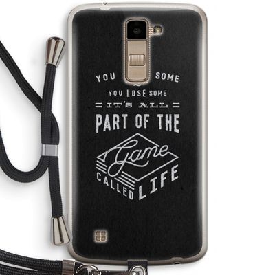 Life: LG K10 (2016) Transparant Hoesje met koord