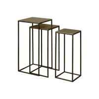 RENEW Bijzettafel 'Jose' Set van 3 stuks, kleur Meerkleurig