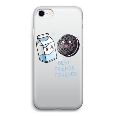 Best Friend Forever: iPhone SE 2020 Transparant Hoesje